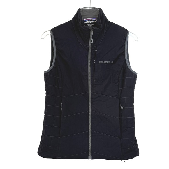 Patagonia Nano-Air Vest Black Full Zip Padded Lightweight Outdoor WOMEN SMALL - Picture 1 of 9